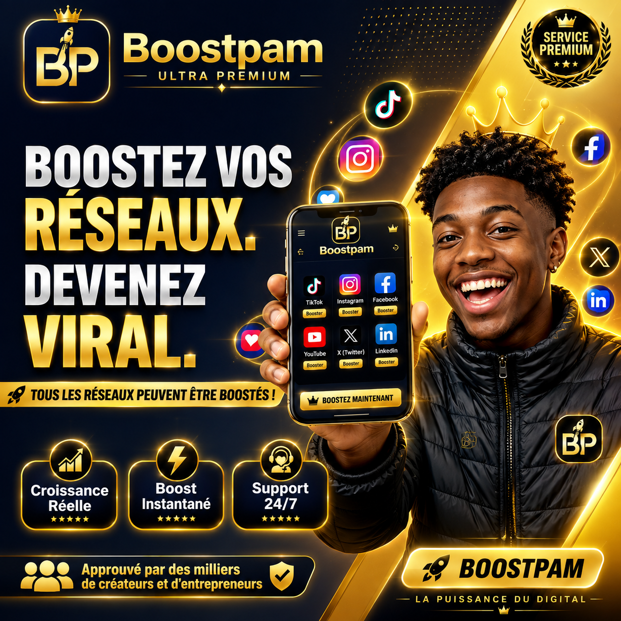 Boostpam votre site SMM Panel